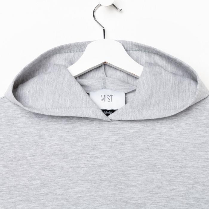 Костюм женский (толстовка и шорты) MIST, р. 48-50, серый 50169