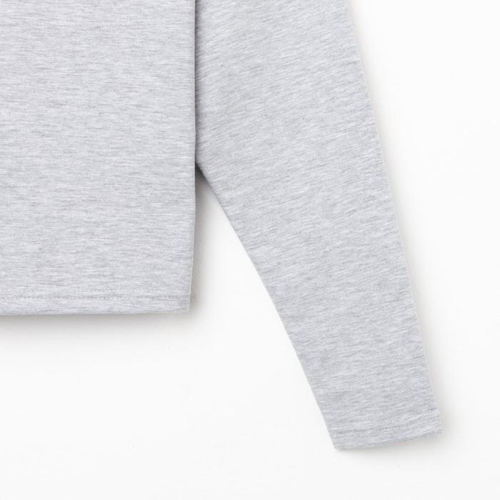 Костюм женский (толстовка и шорты) MIST, р. 48-50, серый 50169