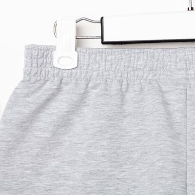 Костюм женский (толстовка, шорты) MIST, размер 40-42, серый