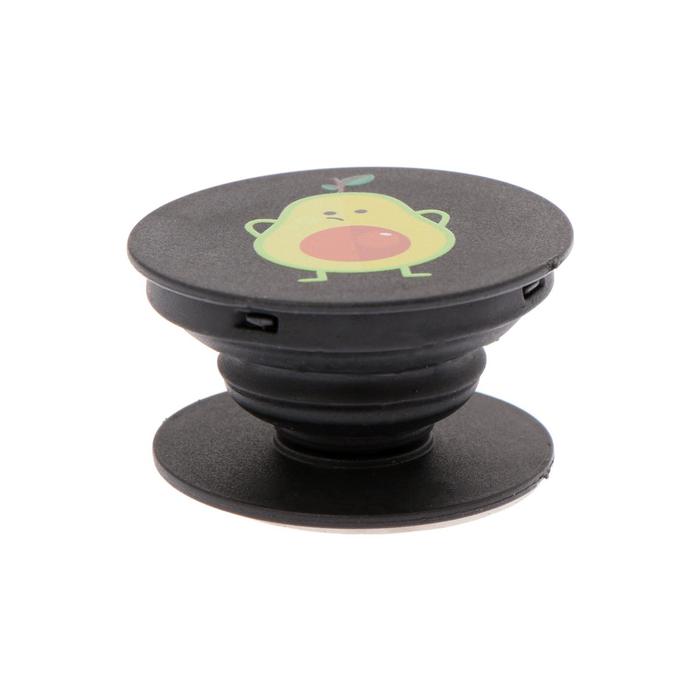 Попсокет Krutoff, держатель для телефона, авокадо недоумевающий принт - Фото 1