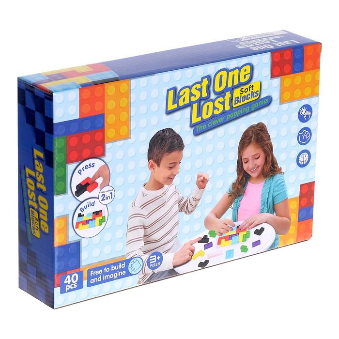 Конструктор мягкий тетрис POP IT, 40 деталей 50170