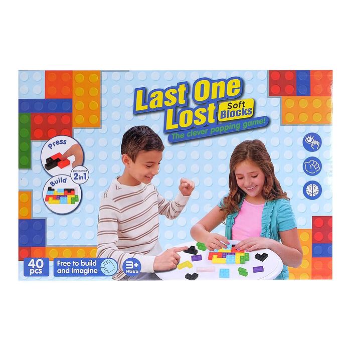 Конструктор мягкий тетрис POP IT, 40 деталей 50170