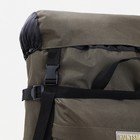 Рюкзак туристический, 40 л, отдел на стяжке шнурком, 3 наружных кармана, цвет хаки - Фото 5