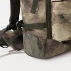 Рюкзак туристический, 70 л, отдел на стяжке шнурком, 3 наружных кармана, с расширением, цвет камыш - фото 7280798