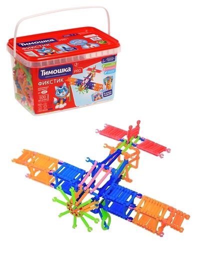 Конструктор «ФикСтик», 500 деталей
