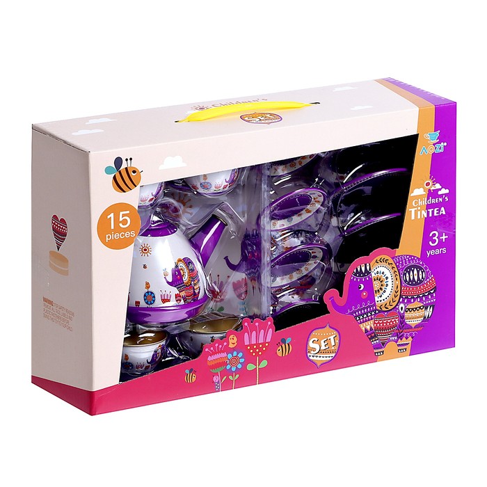 Набор металлической посудки «Чаепитие», МИКС 50197