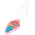 Набор бусин для творчества и рукоделия «Пломбир», в контейнере - органайзере, создание украшений и плетение своими руками, МИКС - Фото 5