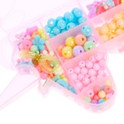 Набор бусин для творчества и рукоделия «Волшебные бусины», в контейнере - органайзере, создание украшений и плетение своими руками - Фото 6