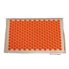Массажный коврик, акупунктурный Премиум, (Лён-Кокос), оранжевый, 60 х 40 см. - Фото 2