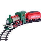 УЦЕНКА Железная дорога «Классик», со световыми, звуковыми и дымовыми эффектами, протяжённость пути 2.88 м - Фото 4