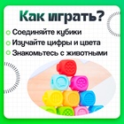 Развивающий набор «Кубики - пазлы», 10 игрушек для ванны, 3+ - Фото 3