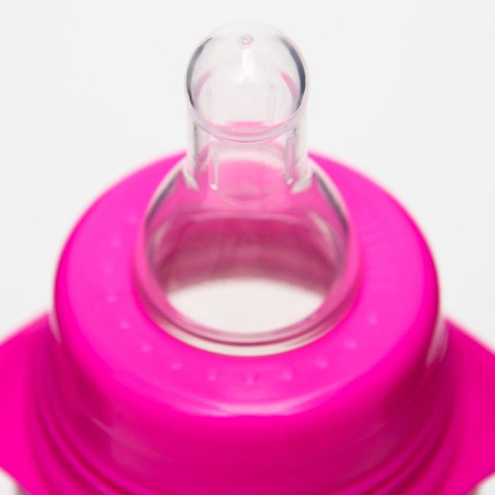 Бутылочка для кормления Sweet baby, классическое горло, от 0 мес, 250 мл., цилиндр, с ручками - фото 1898462348
