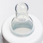 Бутылочка для кормления малыша M&B «Тиффани», классическое горло, с ручками, от 0 мес., 250 мл., цилиндр - Фото 5