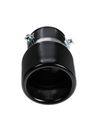 Насадка на глушитель 15×7.5 см, посадочный 60 мм, скошенная, черный глянец - Фото 7