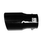 Насадка на глушитель 15×7.5 см, посадочный 60 мм, скошенная, черный глянец - Фото 3