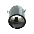 Насадка на глушитель 15×7.5 см, посадочный 60 мм, скошенная, черный глянец - Фото 4