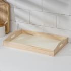 Поднос для завтрака Доляна Woodie, 35×23 см, сосна - Фото 2