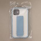 Чехол LuazON для iPhone 12/12 Pro, с ремешком-подставкой, пластиковый, голубой - Фото 7
