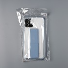 Чехол LuazON для iPhone 12 mini, с ремешком-подставкой, пластиковый, голубой - фото 807057412