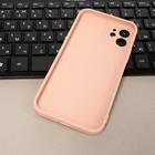 Чехол LuazON для iPhone 12, поддержка MagSafe, силиконовый, розовый - Фото 3