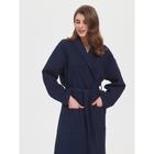 Халат унисекс Pamira, размер M, цвет синий - фото 27786722