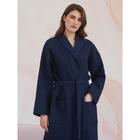 Халат унисекс Pamira, размер M, цвет синий - фото 27786713