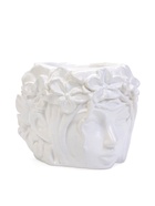 Декоративный горшок «Лицо девушки», гипс, 350 мл, 12×10×12 см, белый - Фото 2