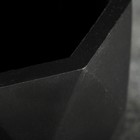 Кашпо "Экиба" черное,  0 45л - Фото 3