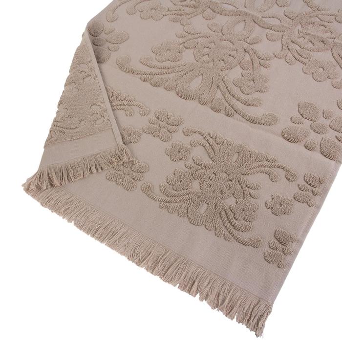 Полотенце махровое Arya Home Isabel Soft, 520 гр, размер 50x90 см, цвет бежевый
