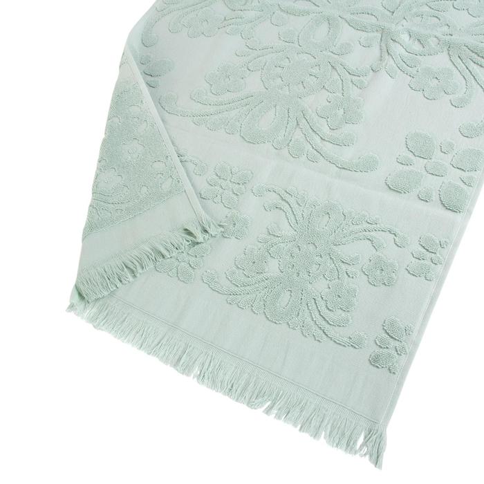 Полотенце махровое Arya Home Isabel Soft, 520 гр, размер 70x140 см, цвет мятный