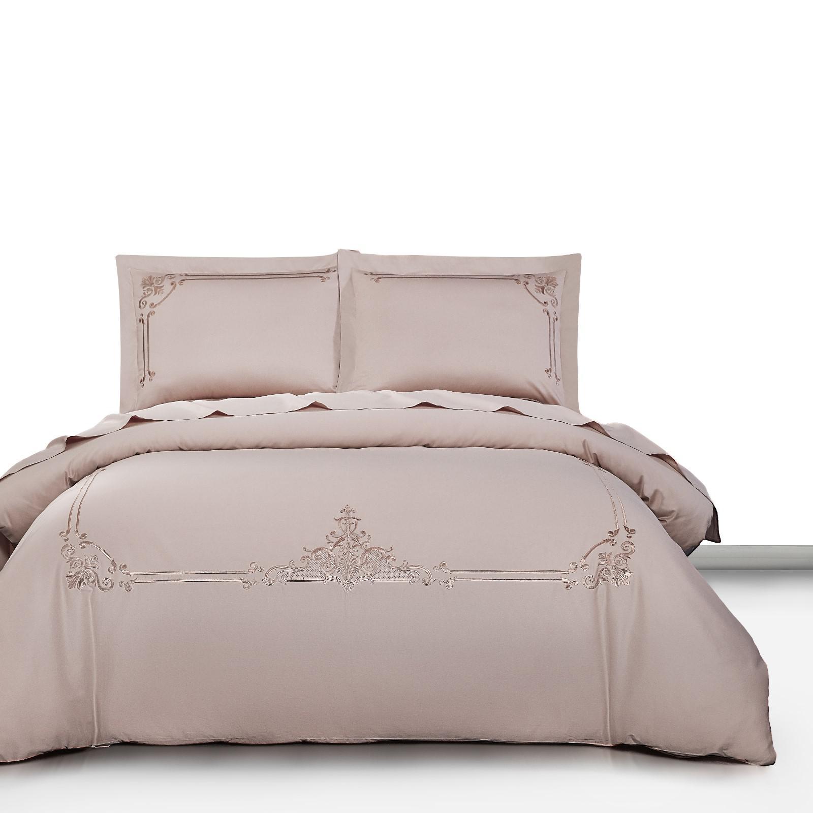 Arya deluxia сатин с вышивкой 200x220 sintiya (пудровый). Постельное бельё арья хоум. Art комплект постельного белья сатин. Arya home текстиль. Комплекты белья arya.