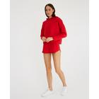 Костюм женский (толстовка и шорты) MIST, р. 44-46, красный 7053857