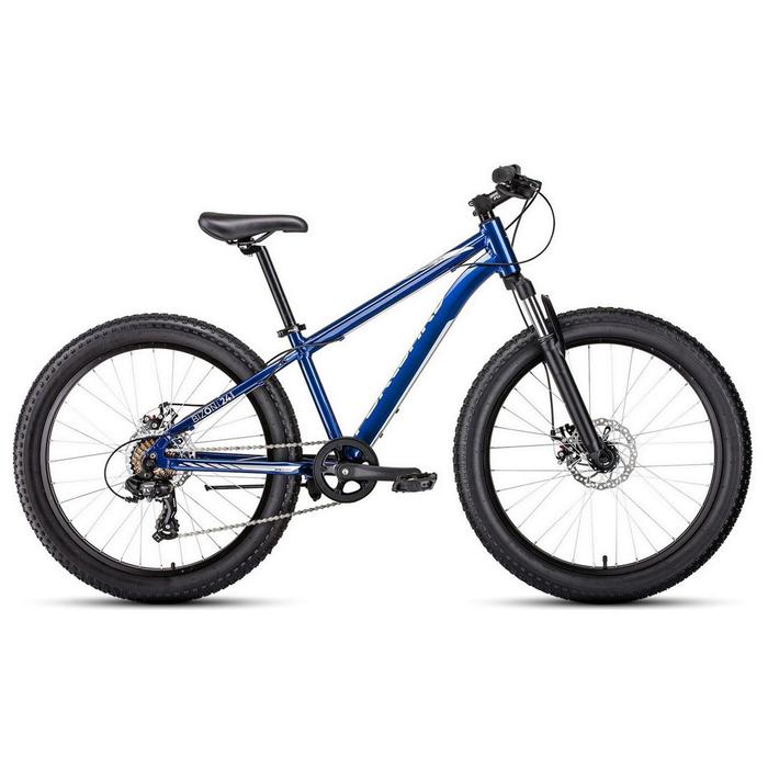 Велосипед 24" Forward Bizon mini, 2021, цвет синий, размер рамы 13" - Фото 1