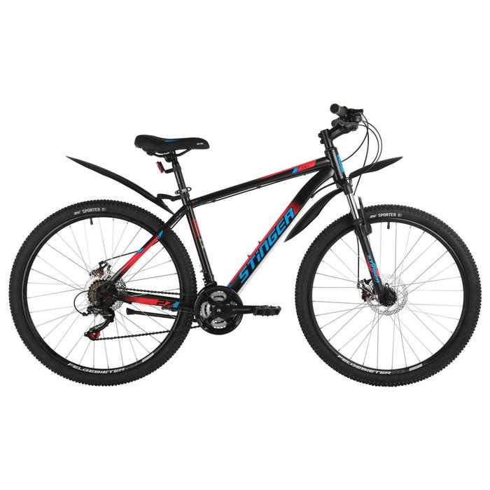 Велосипед 27,5" Stinger Caiman D, цвет черный, размер 18" - Фото 1