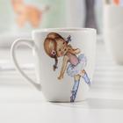 Кружка Кубаньфарфор «Балерина», 240 мл, белая - Фото 1