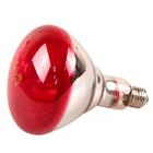 Лампа инфракрасная, 150 Bт, E27, R125, закалённое стекло, красная, JK Lighting - Фото 1