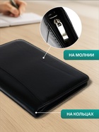 Ежедневник-органайзер Calligrata, А5, 96 листов, на молнии, с калькулятором, обложка из искусственной кожи, МИКС - Фото 2