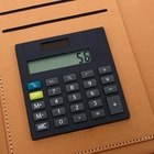 Ежедневник-органайзер Calligrata, А4, 96 листов, на молнии, с калькулятором, обложка из искусственной кожи, МИКС - Фото 9