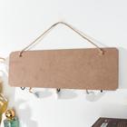 Крючки декоративные дерево "Семья" с сердечками 22х34,2х0,8 см - фото 61011492