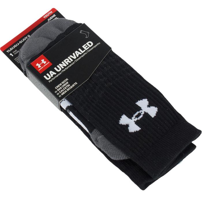 Носки для мальчика Under Armour Unrivaled Crew 1PPk, размер 31-35,5 (1312519-001) - Фото 1