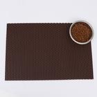 Коврик для животных EVA, ячеиистый, 40 х 60 см, коричневый - фото 35635955