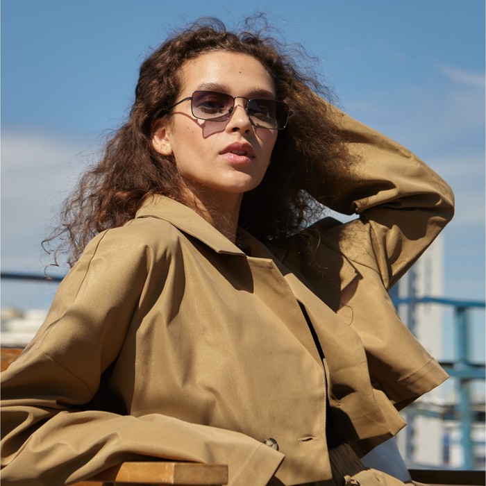 Жакет женский MINAKU: Casual Collection цвет бежевый, р-р 46 50218