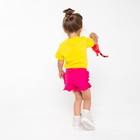 Футболка детская, цвет жёлтый, рост 104 см - Фото 4