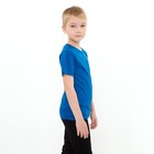 Футболка детская, цвет синий, рост 104 см - Фото 3