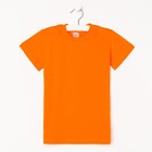 Футболка детская, цвет оранжевый, рост 122 см - Фото 6