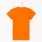 Футболка детская, цвет оранжевый, рост 122 см - Фото 8