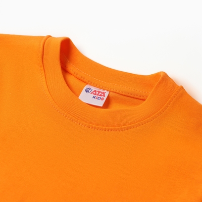 Футболка детская, рост 122 см, оранжевая