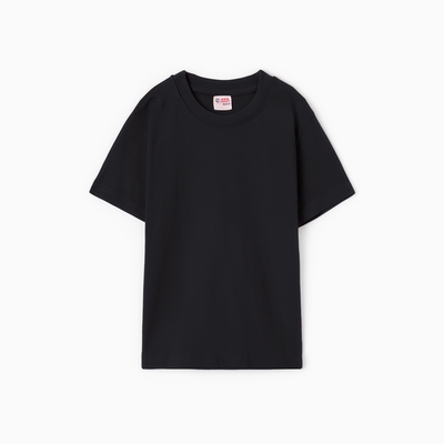 Футболка детская однотонная ATA kids, чёрная, рост 86 см