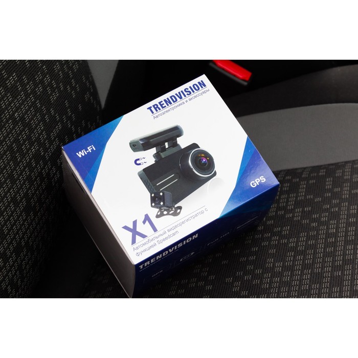 Видеорегистратор TrendVision X1 MAX, с двумя камерами - фото 51536502