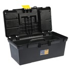 Ящик для инструмента ТУНДРА, 16", 390 х 200 х 170 мм, пластиковый, лоток, два органайзера - Фото 3